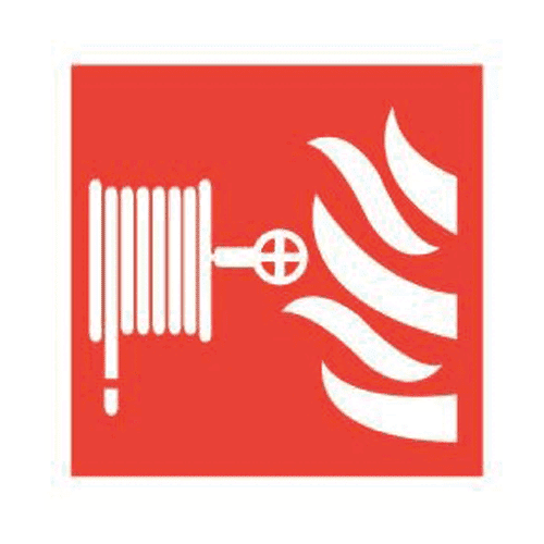 Hose reel pictogram