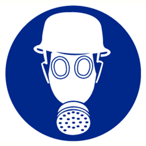 Breathing masks pictogram