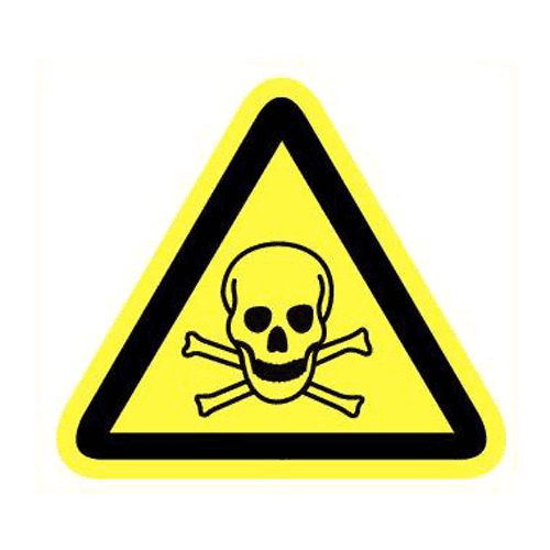 Poisonous substances pictogram