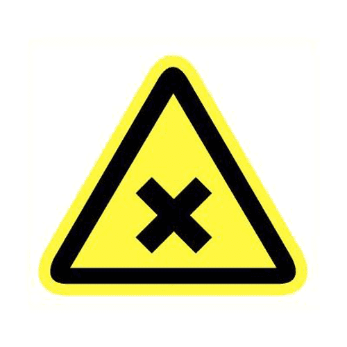 Harmful, irritant substances pictogram