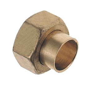 Bonfix brass couplings, 2 or 3 part