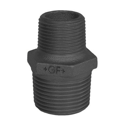 GF 245 malleable reducer double nipple (2 x male thread)