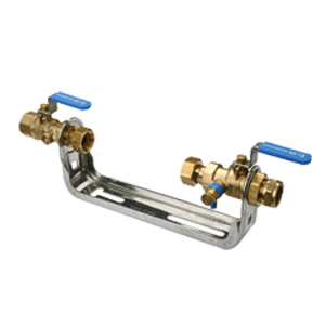 Water meter clamp set, low model 80 mm