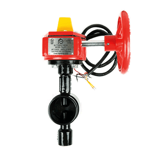 Sprinkler butterfly valve with pos.indication PN21