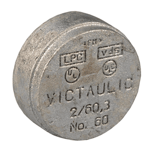 Victaulic cap Style 60, galvanised