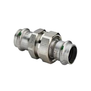 Viega Sanpress Inox, stainless steel, 2/3-part coupling