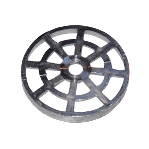 Hard lead drainage grate