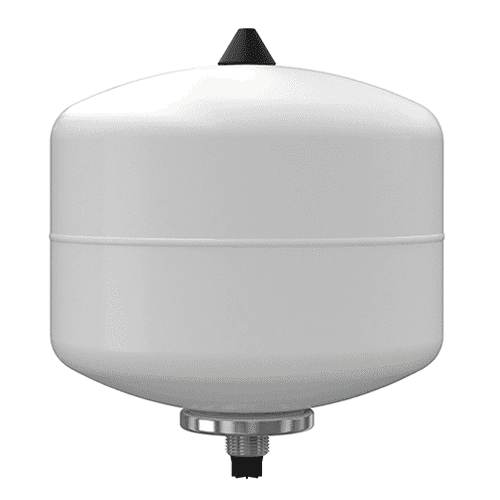 Refix DD flow through diaphragm pressure expansion tank, white