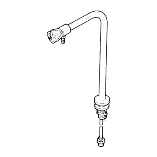 BROEN tap for demineralised water, for worktop