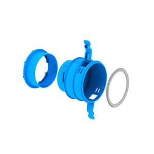 Hybalans+ plenum connection piece, complete