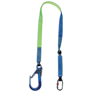 EDGE Delta-1 safety rope with shock absorber and strap