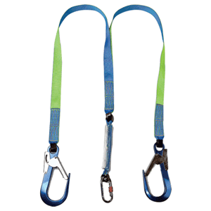 EDGE Delta-2 elastic safety rope with shock absorber and strap