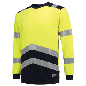 Tricorp sweater Multinorm bi-colour yellow-ink