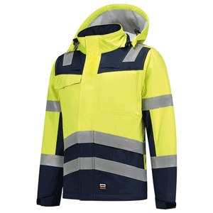 Tricorp multi-standard softshell jacket, bi-colour yellow-ink