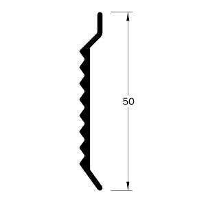 Aluminium compression profile